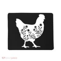 Mama Chicken Floral Mom Lover Mother Grandma Mousepad thumb 0