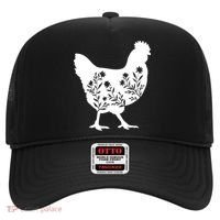 Mama Chicken Floral Mom Lover Mother Grandma Hat thumb 0