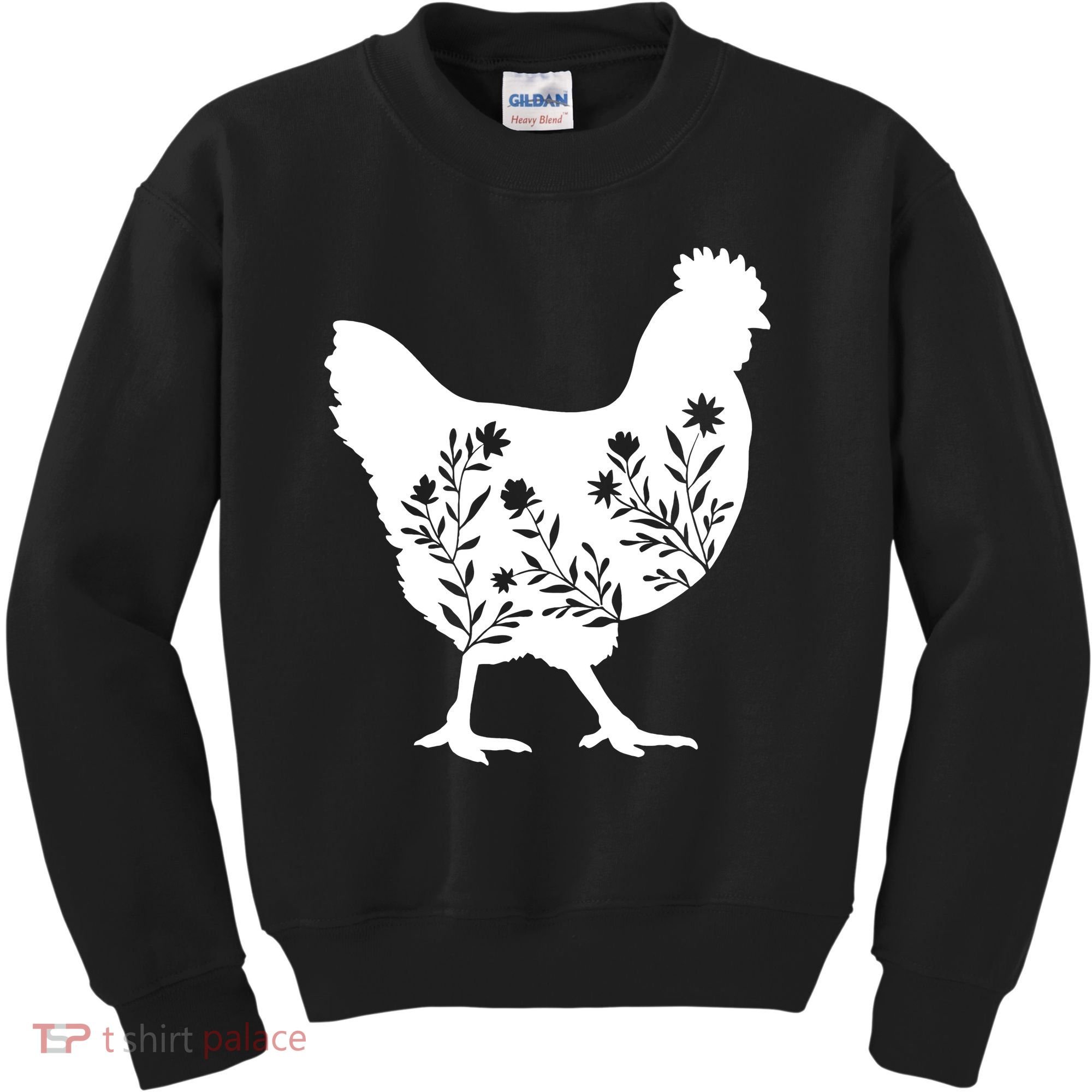 Mama Chicken Floral Mom Lover Mother Grandma Kids Sweatshirt
