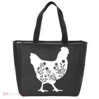 Mama Chicken Floral Mom Lover Mother Grandma Tote Bag thumb 0