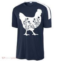 Mama Chicken Floral Mom Lover Mother Grandma Sport-Tek Competitor United Soccer Jersey thumb 2