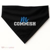 Mr Commish Fantasy Football Commissioner USA-Made Doggie Bandana thumb 0