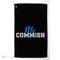 Mr Commish Fantasy Football Commissioner Golf Towel thumb 0