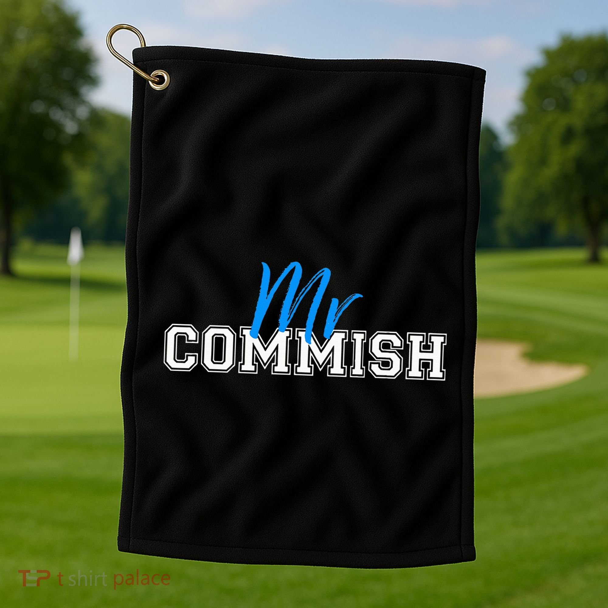 Mr Commish Fantasy Football Commissioner Golf Towel