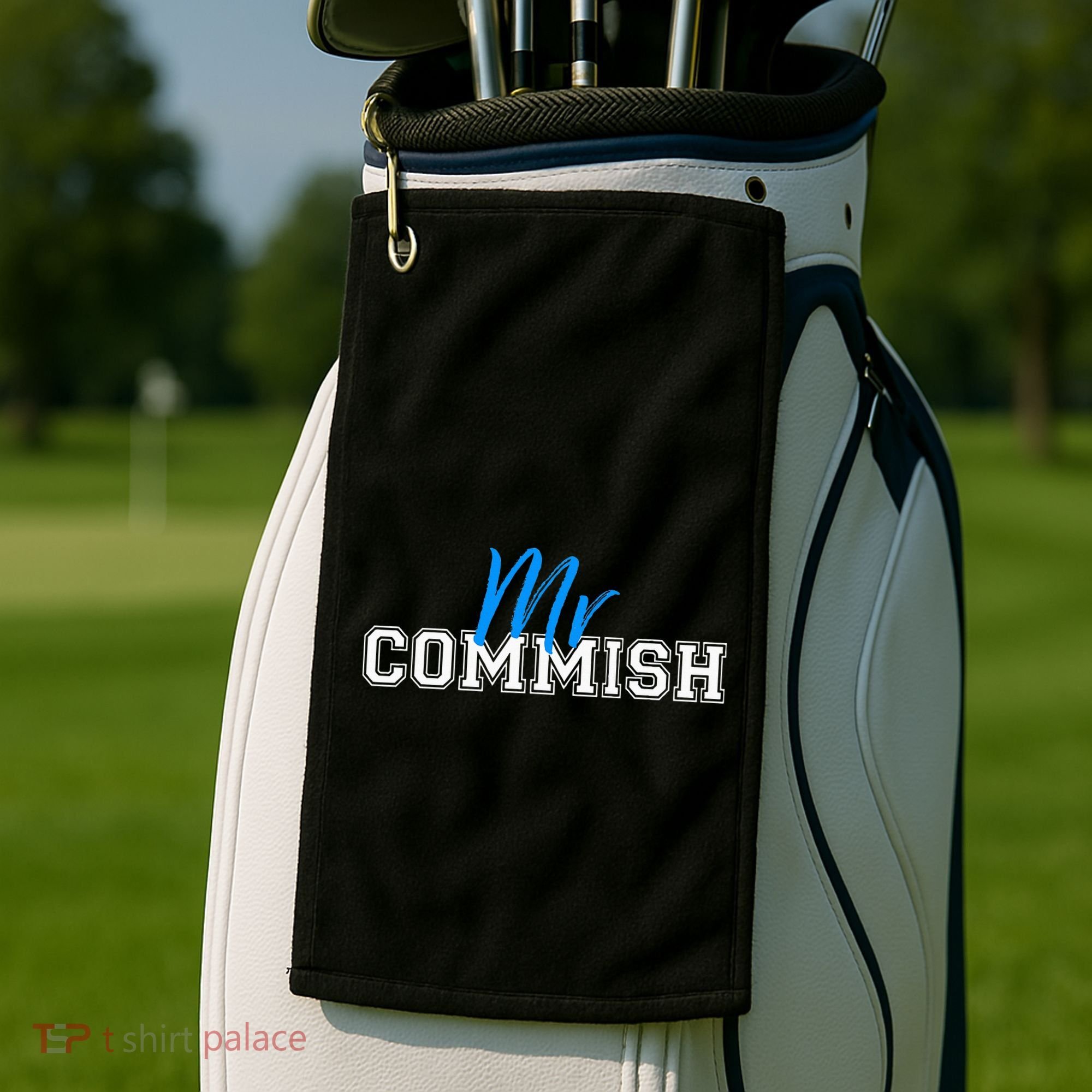 Mr Commish Fantasy Football Commissioner Golf Towel