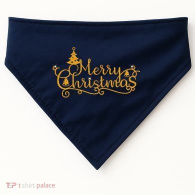 Merry Christmas Festive Holiday USA-Made Doggie Bandana