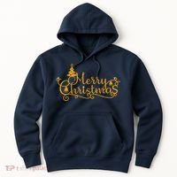 Merry Christmas Festive Holiday Hoodie thumb 0