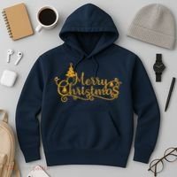 Merry Christmas Festive Holiday Hoodie thumb 3