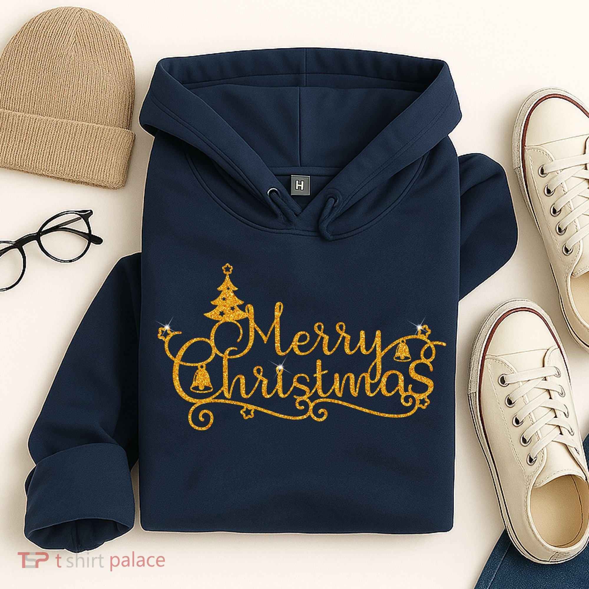 Merry Christmas Festive Holiday Hoodie