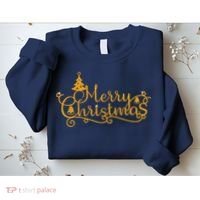 Merry Christmas Festive Holiday Sweatshirt thumb 2