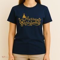 Merry Christmas Festive Holiday T-Shirt thumb 4