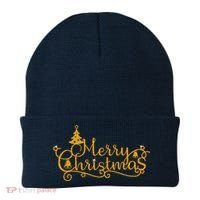 Merry Christmas Festive Holiday Beanie thumb 0