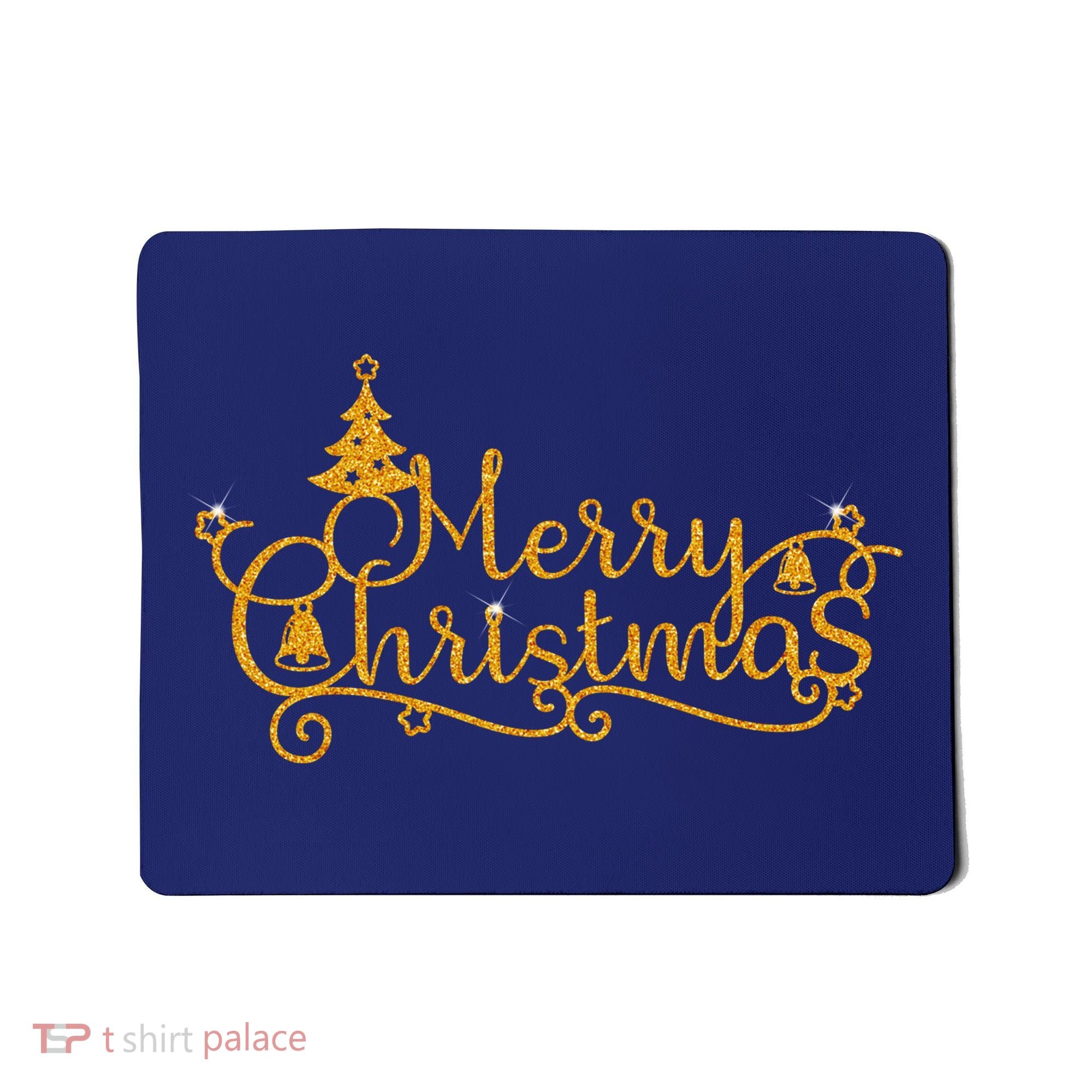 Merry Christmas Festive Holiday Mousepad