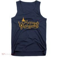 Merry Christmas Festive Holiday Tank Top thumb 0