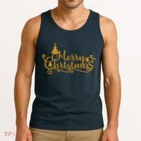 Merry Christmas Festive Holiday Tank Top thumb 3