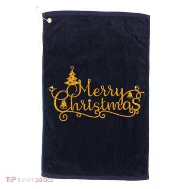 Merry Christmas Festive Holiday Golf Towel
