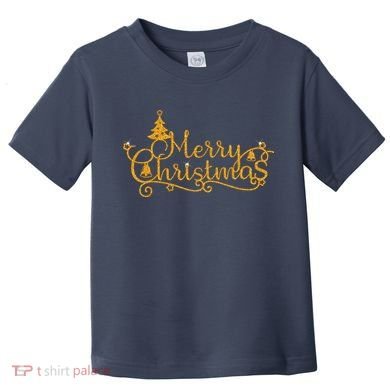 Merry Christmas Festive Holiday Toddler T-Shirt