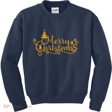 Merry Christmas Festive Holiday Kids Sweatshirt