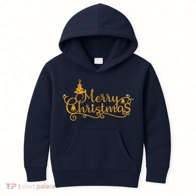 Merry Christmas Festive Holiday Kids Hoodie