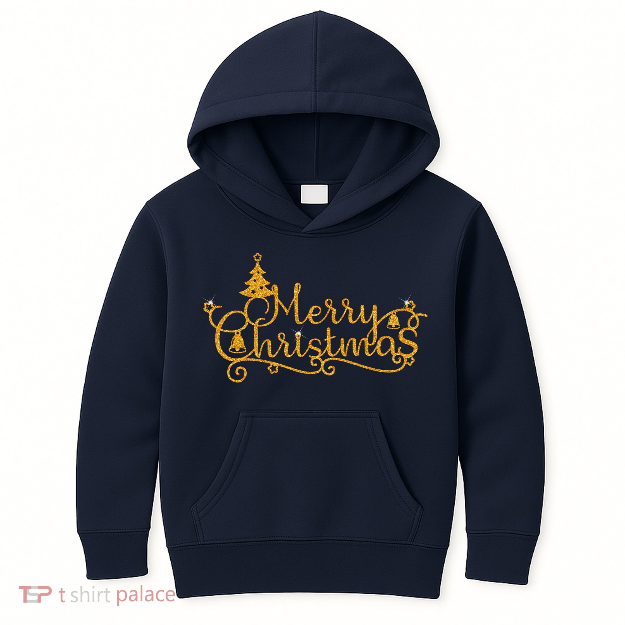 Merry Christmas Festive Holiday Kids Hoodie