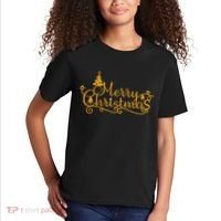 Merry Christmas Festive Holiday Kids T-Shirt thumb 2