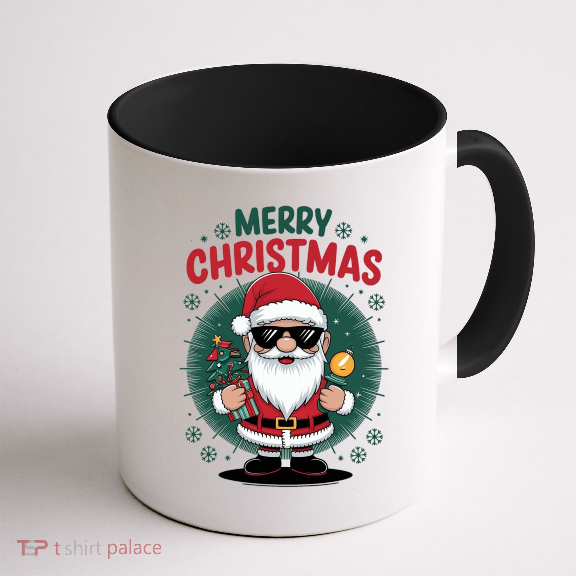 Merry Christmas Funny Santa Claus Red Costume Hat Great Gift Coffee Mug
