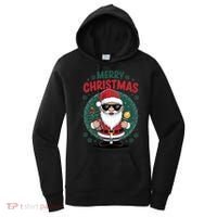 Merry Christmas Funny Santa Claus Red Costume Hat Great Gift Women's Hoodie thumb 0