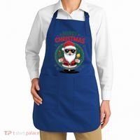 Merry Christmas Funny Santa Claus Red Costume Hat Great Gift Apron thumb 2