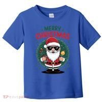 Merry Christmas Funny Santa Claus Red Costume Hat Great Gift Toddler T-Shirt thumb 0