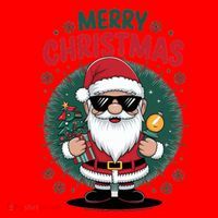Merry Christmas Funny Santa Claus Red Costume Hat Great Gift Santa Hat thumb 1