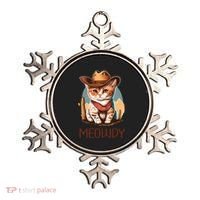 Meowdy Cat Funny Howdy Meme Western Cowboy Kitten Ornament thumb 0