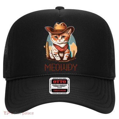 Meowdy Cat Funny Howdy Meme Western Cowboy Kitten Hat