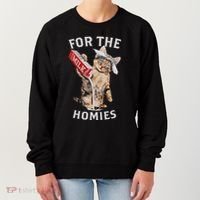Milk Cat For The Homies Lover Women's Sweatshirt thumb 0