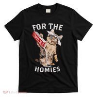 Milk Cat For The Homies Lover T-Shirt thumb 0