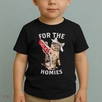 Milk Cat For The Homies Lover Toddler T-Shirt thumb 2