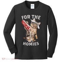 Milk Cat For The Homies Lover Kids Long Sleeve Shirt thumb 0