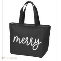 Merry Christmas Festive Family Matching Tote Bag thumb 3