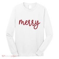 Merry Christmas Festive Family Matching Long Sleeve Shirt thumb 0
