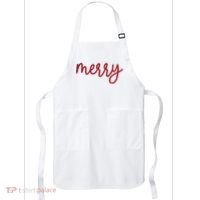 Merry Christmas Festive Family Matching Apron thumb 0