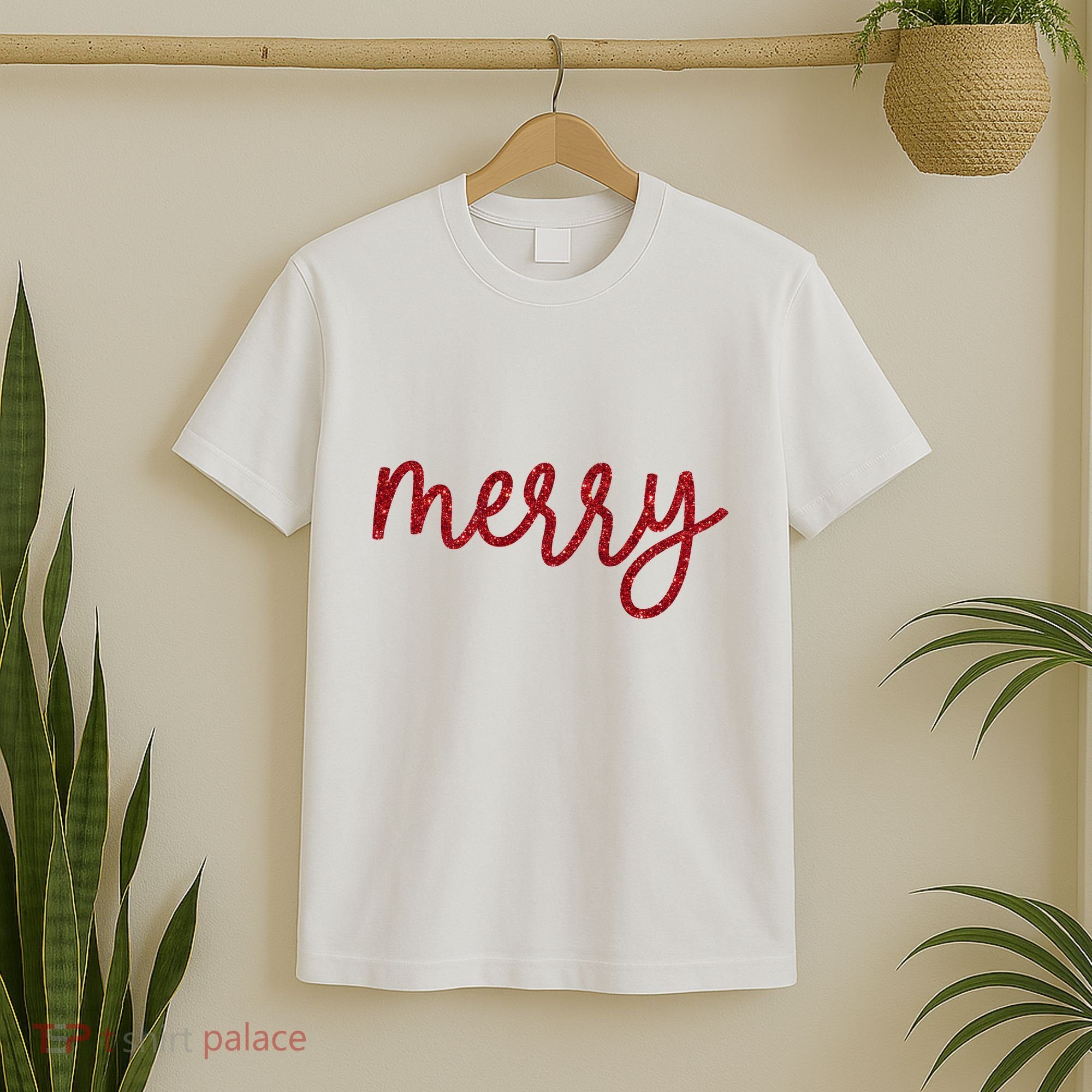 Merry Christmas Festive Family Matching T-Shirt