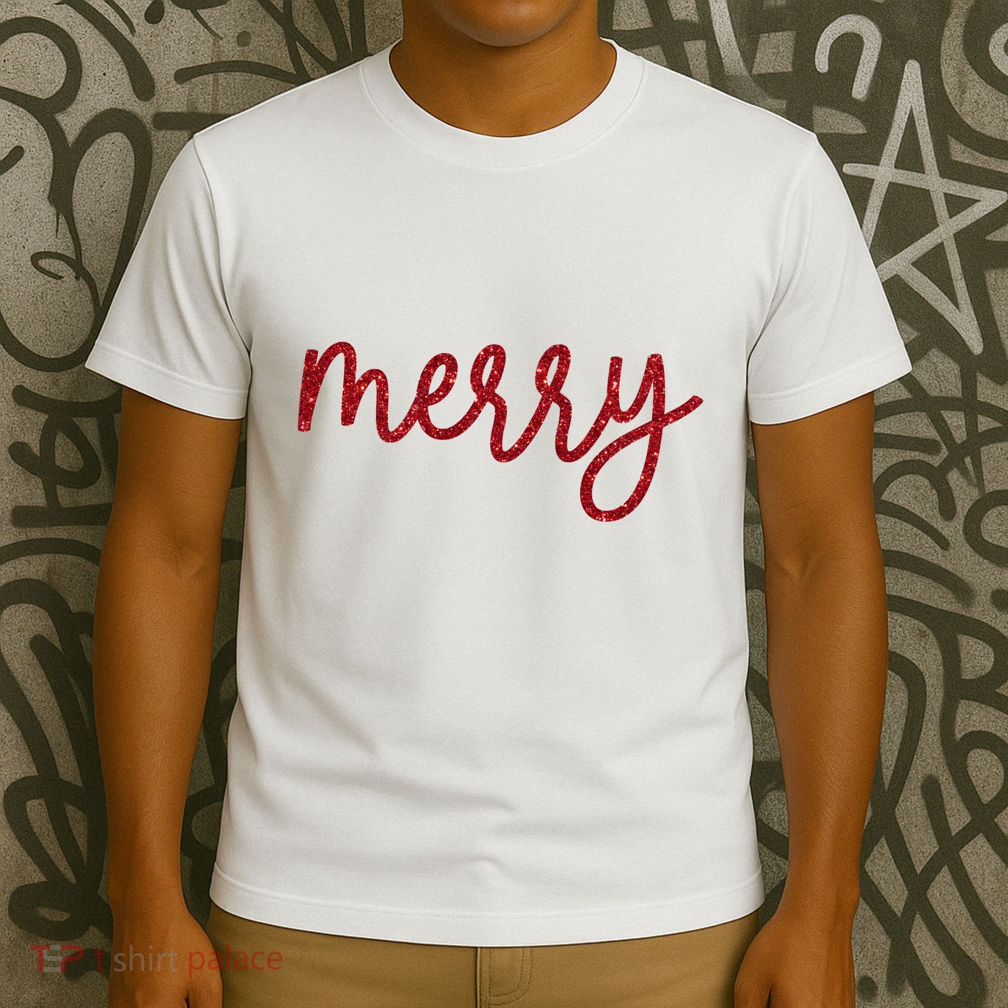 Merry Christmas Festive Family Matching T-Shirt