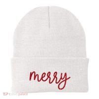 Merry Christmas Festive Family Matching Beanie thumb 0