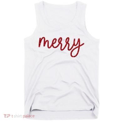 Merry Christmas Festive Family Matching Tank Top
