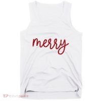 Merry Christmas Festive Family Matching Tank Top thumb 0