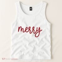 Merry Christmas Festive Family Matching Tank Top thumb 2