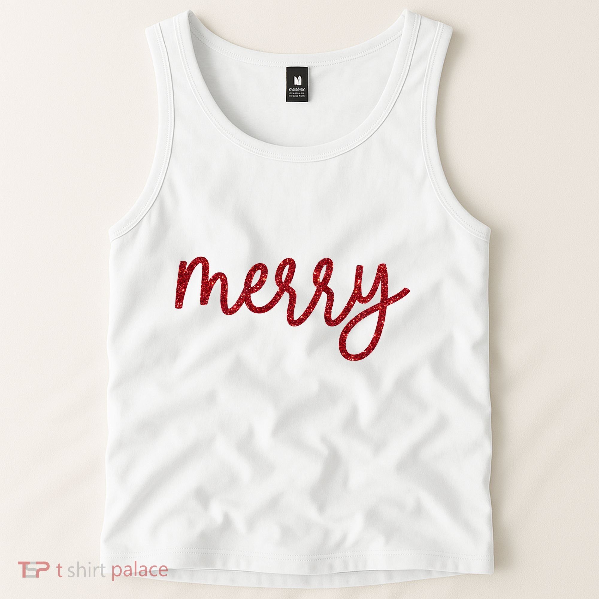 Merry Christmas Festive Family Matching Tank Top