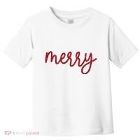 Merry Christmas Festive Family Matching Toddler T-Shirt thumb 0
