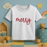 Merry Christmas Festive Family Matching Toddler T-Shirt thumb 3