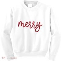 Merry Christmas Festive Family Matching Kids Sweatshirt thumb 0