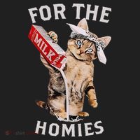Milk Cat For The Homies Beanie thumb 2